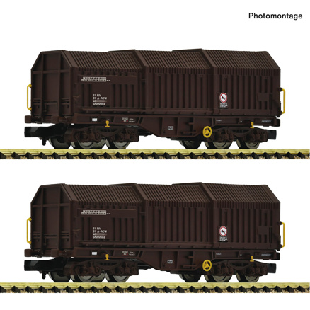 2 piece set: Telescopic hood wagons, ÖBB 