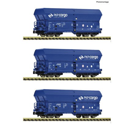 3-piece set: Self-unloading wagons, PKP Cargo 