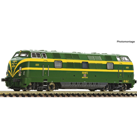 Diesel locomotive 340-020-3, RENFE 