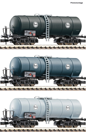 3 piece set tank wagons,  Eva FL-848029 