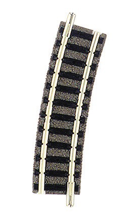 Track curved, R2, 15°  PU 20   FL-9127