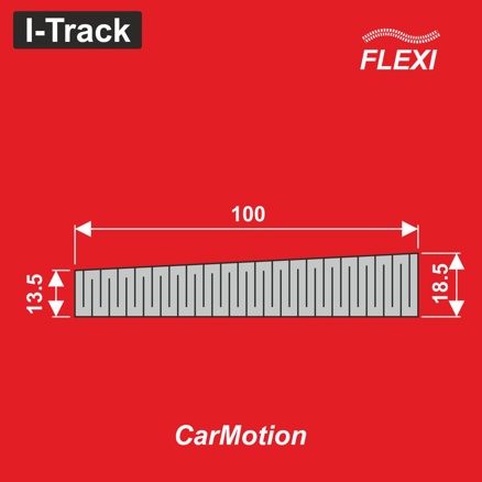 Přechodový díl FLEXI 1,35/1,85 x10 cm 12 ks