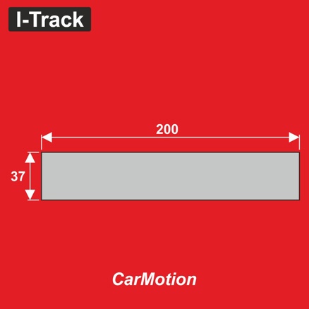 Street bedding Straight element CarMotion 3,7cm