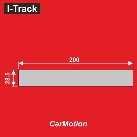 Street bedding Straight element-CarMotion 2,85cm
