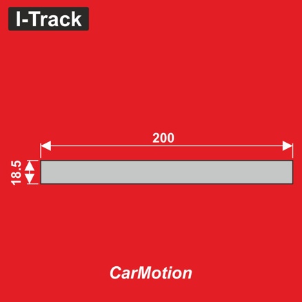 Street bedding Straight element-CarMotion 1,85cm