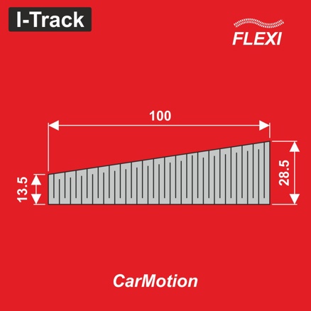 FLEXI transition pieces 1.35/2,85 × 10 cm  12 pcs