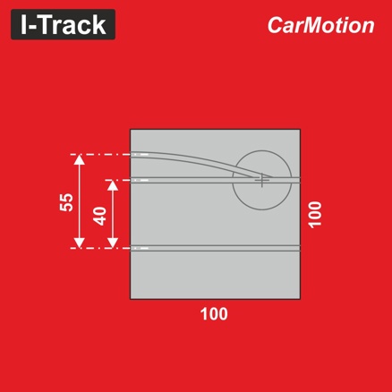 Reduction between diameters of 21 and 22.5 cm