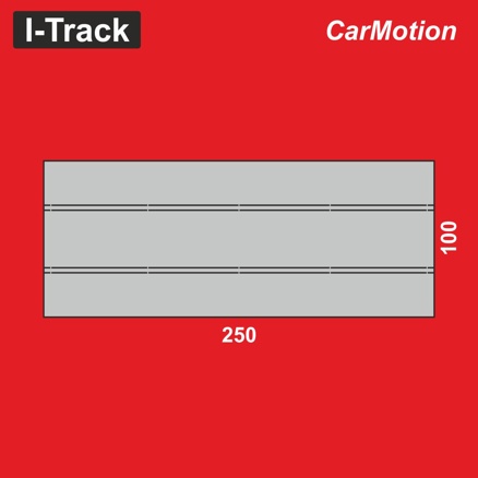 Street bedding Straight element for CarMotion