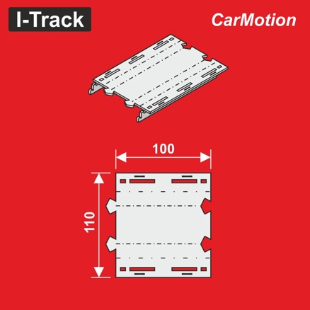 Road construction Segments Straight 11 × 10 cm