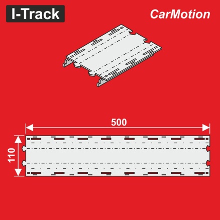 Road construction Segments Straight 11 × 50 cm