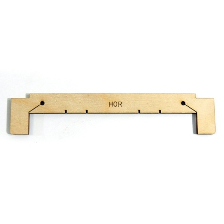 Distance R track installation on Rondel 12pcs H0
