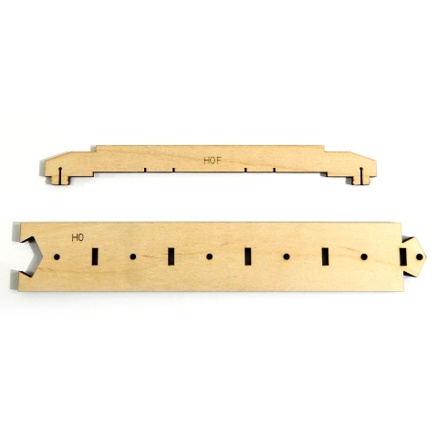Templates for straight lines FLEXI H0