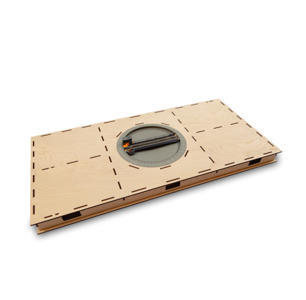 Baseboard 100×50 RTI for H0 ROCO 42615 Turntable