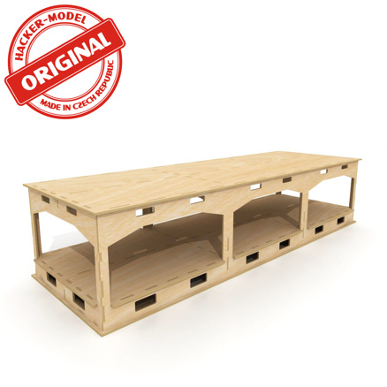 Basisplatte mit Schattenbahnhof 100x40 Höhe 26 cm