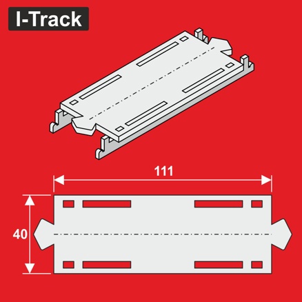 N  REDUKCE 1-kolejná  111x40mm 1ks