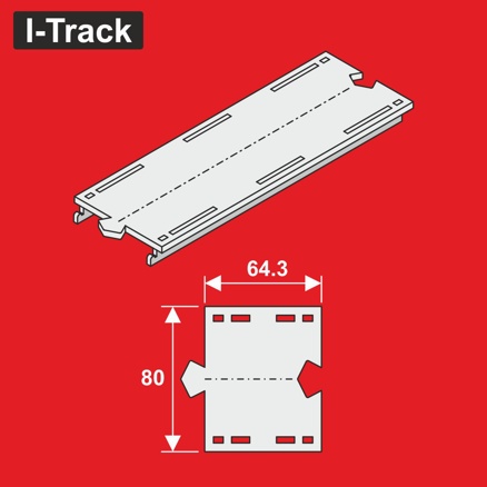 H0 MärklinStraight single-track seg.80x64,3mm 6pcs