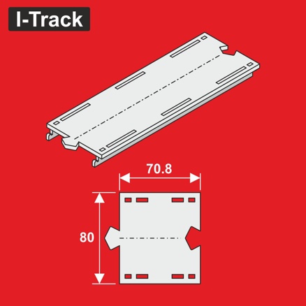 H0 MärklinStraight single-track seg.80x70,8mm 6pcs