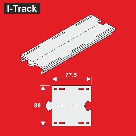 H0 MärklinStraight single-track seg.80x77,5mm 6pcs