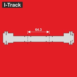 Distance BF 64,3 instalace kolejí Märklin C+K H0
