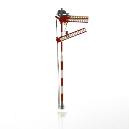 Tříramenné mechanické návěstidlo ČSD/ČD H0