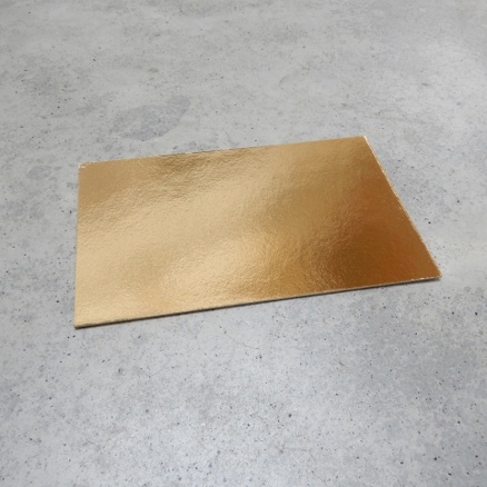 Podtácek 26 X 16,5 cm EXTRA PEVNÝ - zlatý
