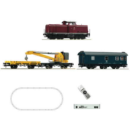 z21 digital Set Diesel. lok. řady 211+jeřáb.vlak