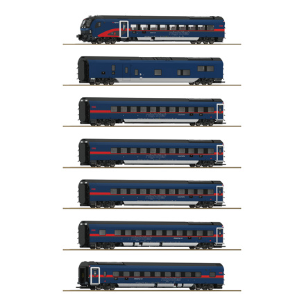 7er Set Nightjet ÖBB AC       