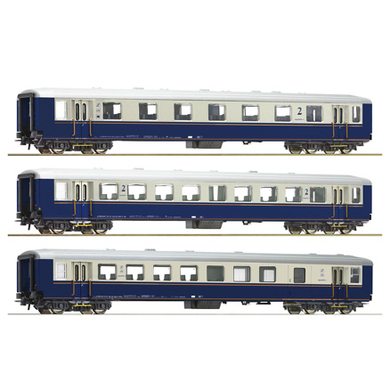 3 piece set: Schlieren wagons, Regiobahn 