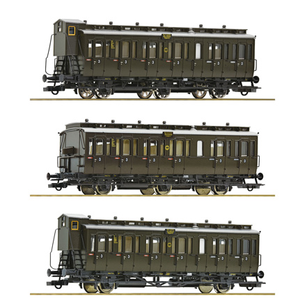 3 piece set: Coaches, DRG 