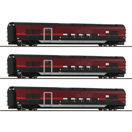 3 piece set (2): Railjet 2, ÖBB 