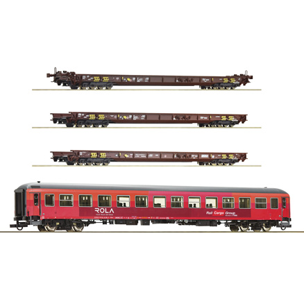 4 piece set: Rollende Landstraße, ÖBB 