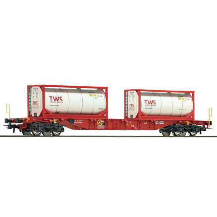 Container carrier wagon,  ÖBB/RCW                  