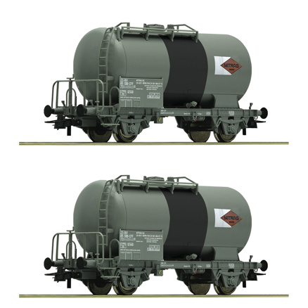 2 piece set: Tank wagons, SBB 