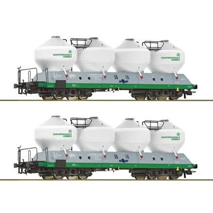 2 piece set: Silo wagons, CD 