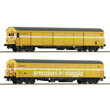 2-piece set: Parcel mail van, Wascosa 