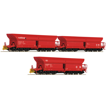 3 piece set (2): Ore wagons, DB AG 