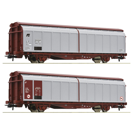 2-piece set: Sliding wall wagons, FS 