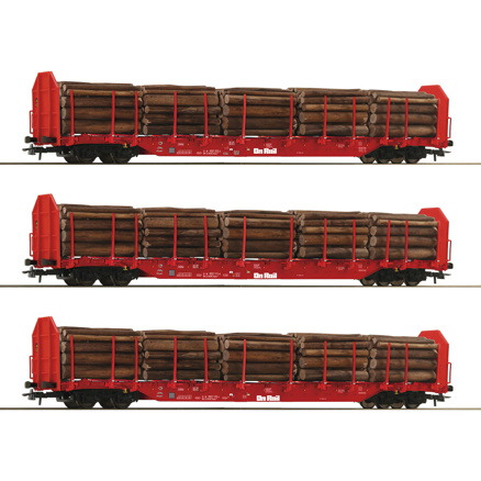 3 piece set: Stanchion wagons, OnRail 