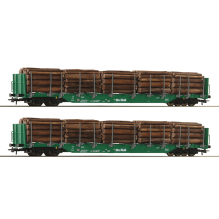 2 piece set: Stanchion wagons, OnRail 