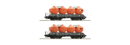 2 piece set: Silo wagons, AWT