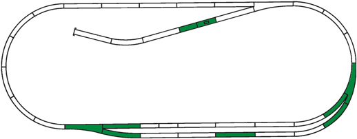 Track set C Roco Line Roco-42011