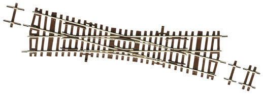 Simple crossing switch EKW15  Roco-42449