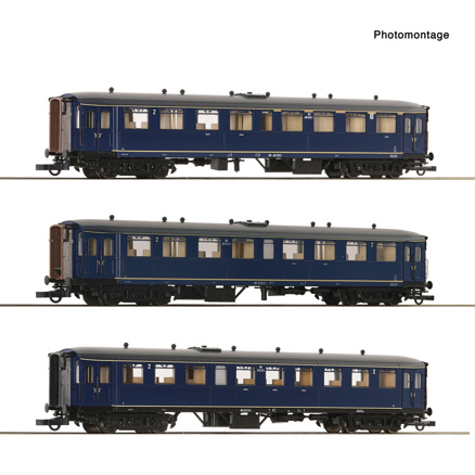 3 piece set: Coaches “Blokkendoos”, NS 