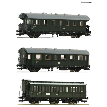 3 piece set (2): Branch line train, DR 