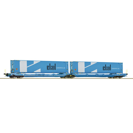 Articulated double-pocket wagon T3000e, EUROWAGON