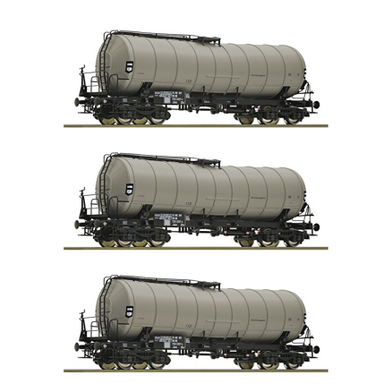3-piece set: Funnel flow tank wagon, DR