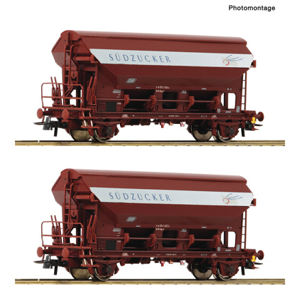 2-piece set: Swivel-roof wagons, DB 
