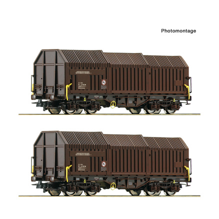 2 piece set: Telescopic hood wagons, ÖBB 