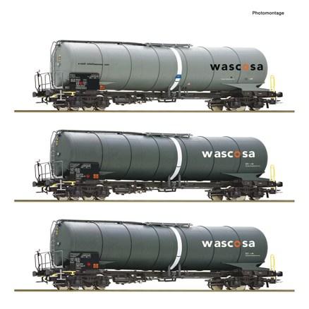 3 piece set: Tank wagons, Wascosa 