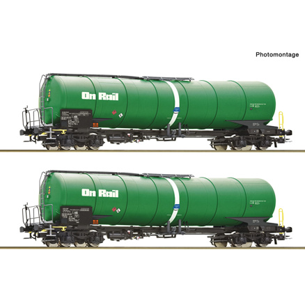 2 piece set: Tank wagons, OnRail 